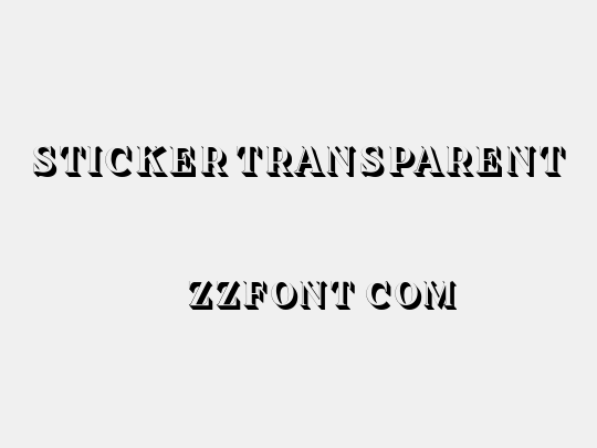 Sticker Transparent