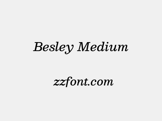 Besley Medium
