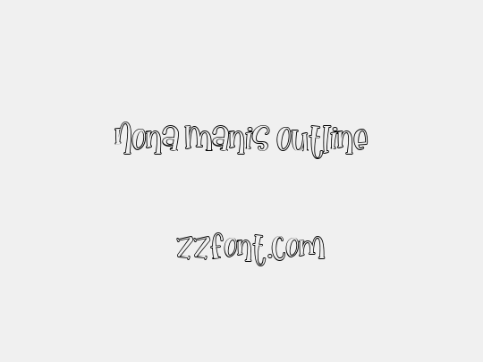 Nona Manis Outline