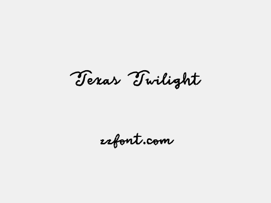 Texas Twilight