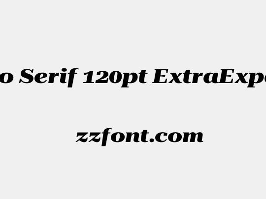 Roboto Serif 120pt ExtraExpanded ExtraBold