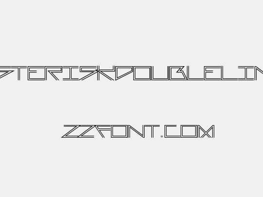 AsteriskDoubleLine