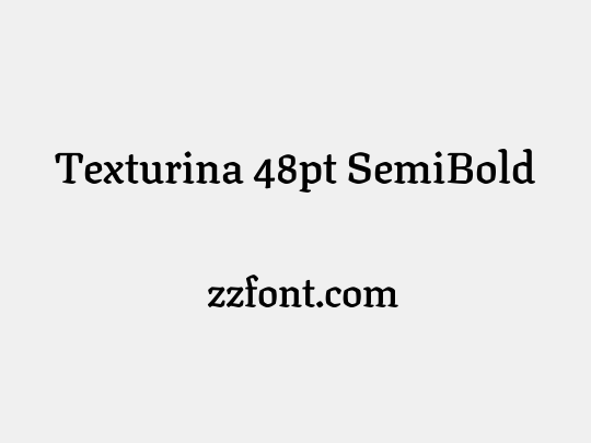 Texturina 48pt SemiBold