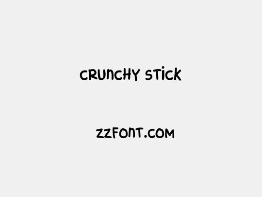 CRUNCHY STICK