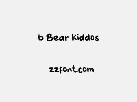 b Bear Kiddos