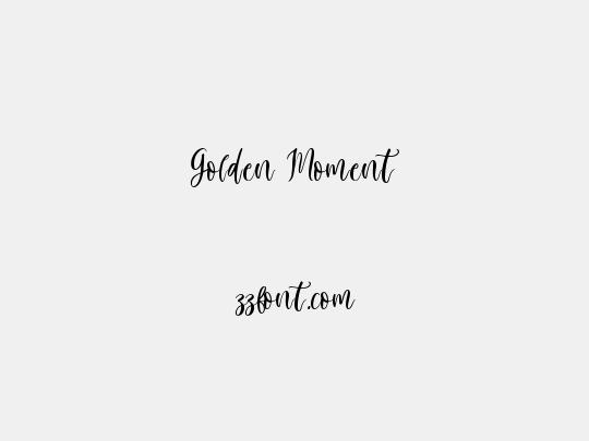 Golden Moment