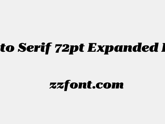 Roboto Serif 72pt Expanded Black