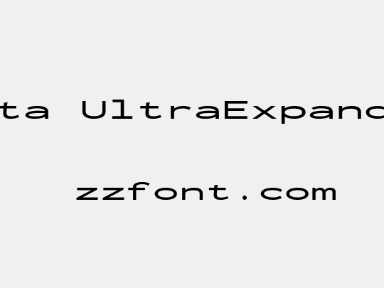 Inconsolata UltraExpanded SemiBold