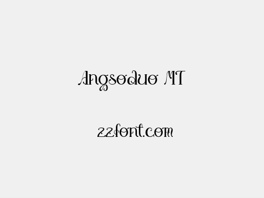 Angsoduo MT