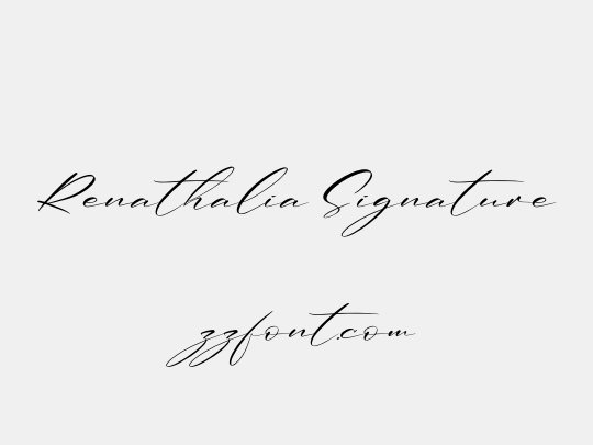 Renathalia Signature