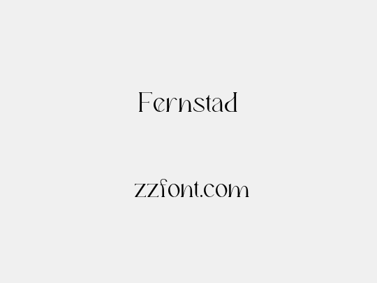 Fernstad