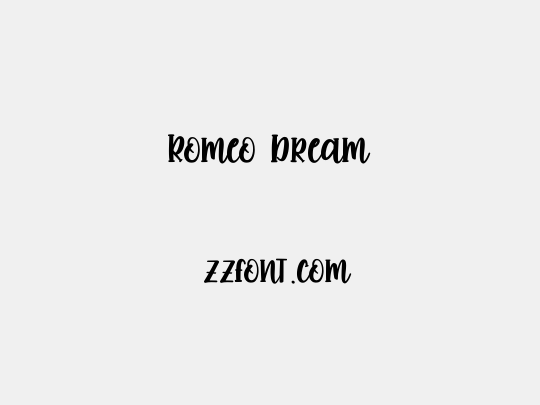Romeo Dream