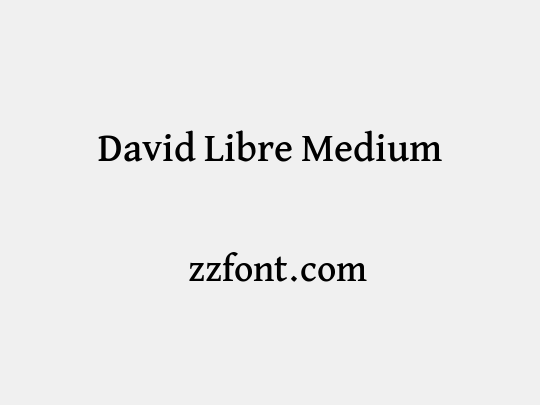 David Libre Medium