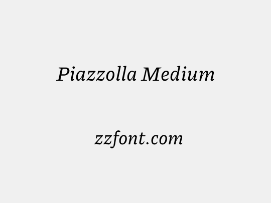 Piazzolla Medium