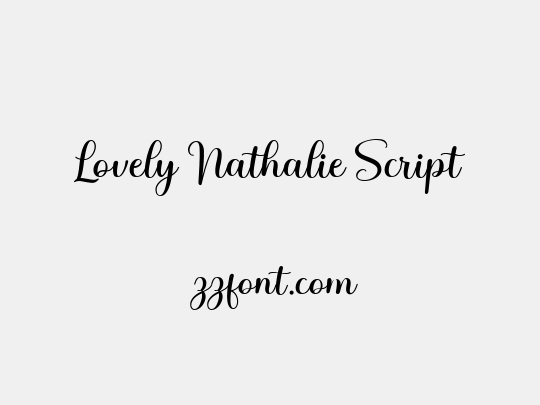 Lovely Nathalie Script