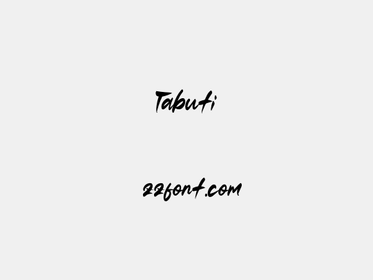 Tabuti
