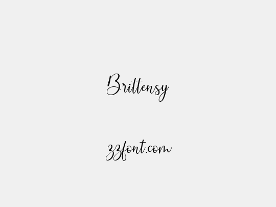 Brittensy