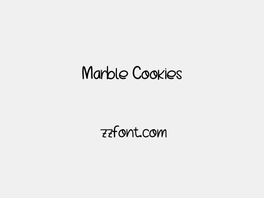 Marble Cookies