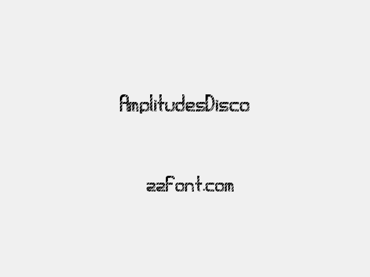 AmplitudesDisco