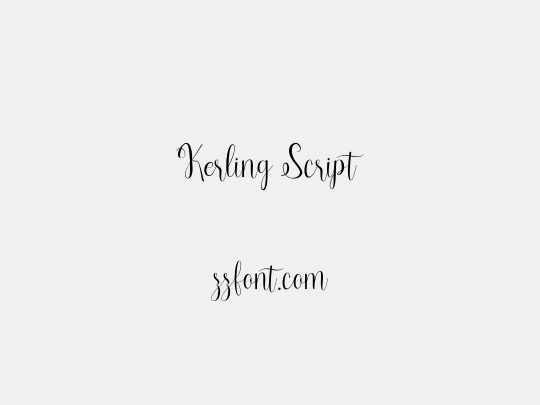 Kerling Script