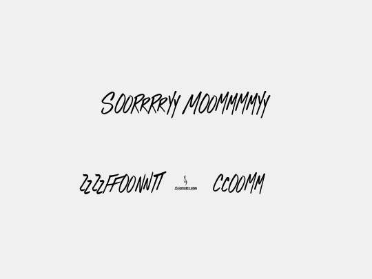 Sorry Mommy