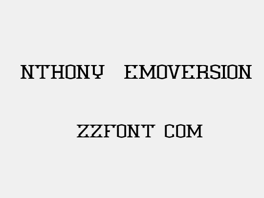 Anthony Demoversion