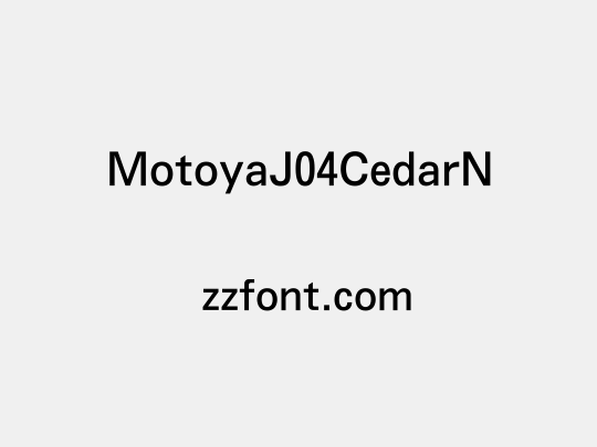 MotoyaJ04CedarN