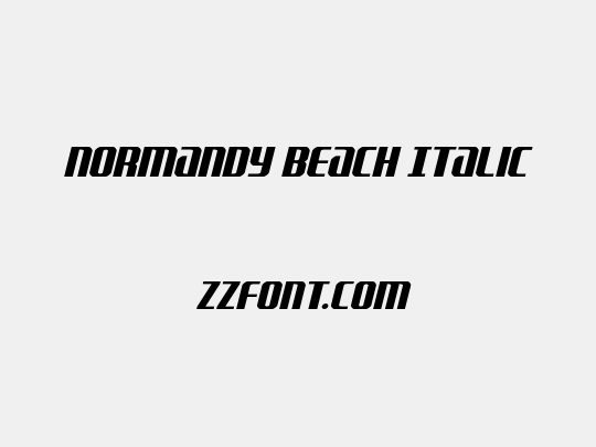 Normandy Beach Italic