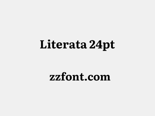 Literata 24pt