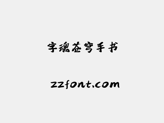 字魂苍穹手书