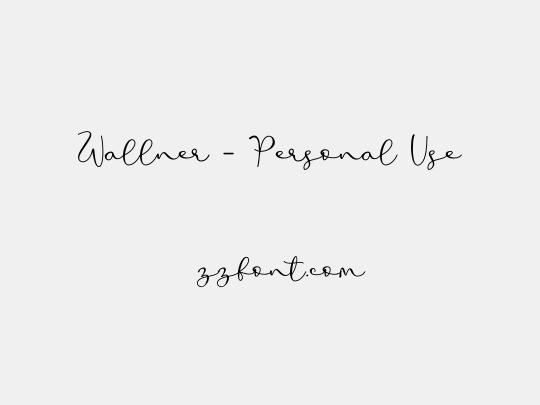Wallner - Personal Use