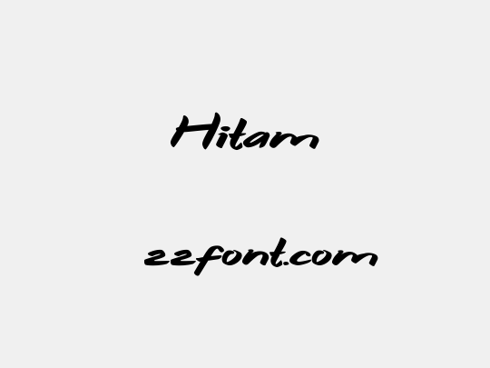 Hitam