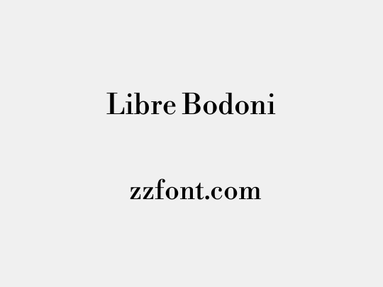 Libre Bodoni