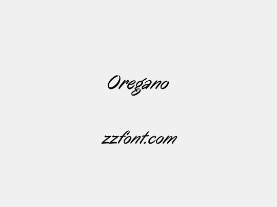 Oregano