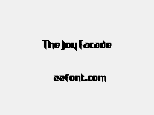 The Joy Facade