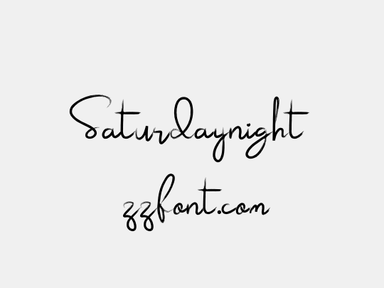 Saturdaynight