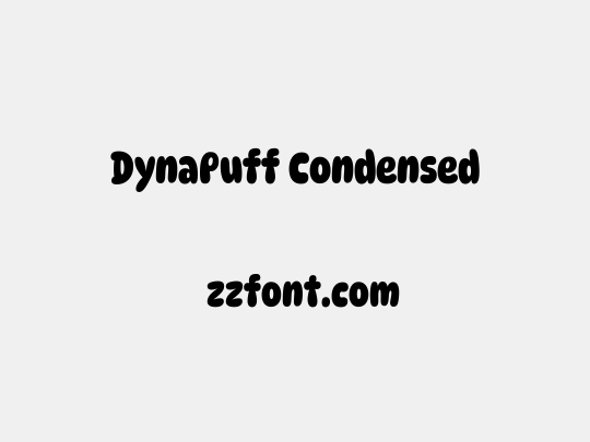 DynaPuff Condensed