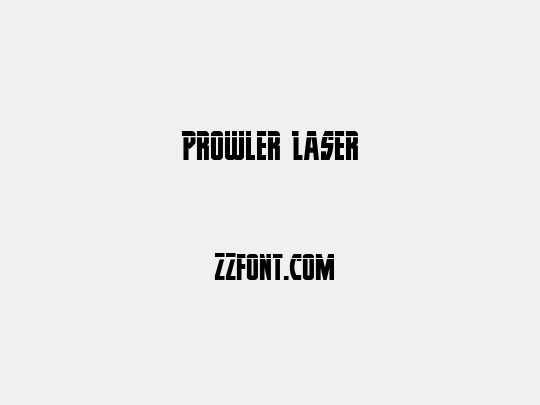 Prowler Laser