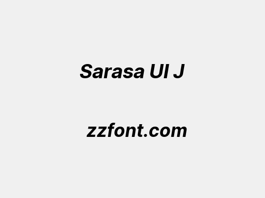 Sarasa UI J