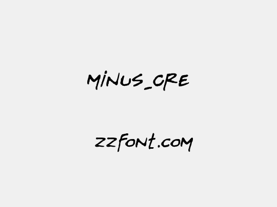 MINUS_CRE