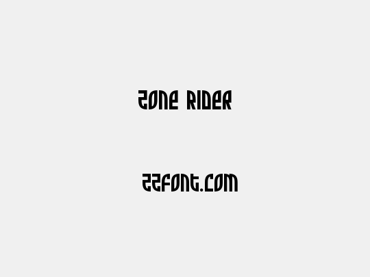 Zone Rider