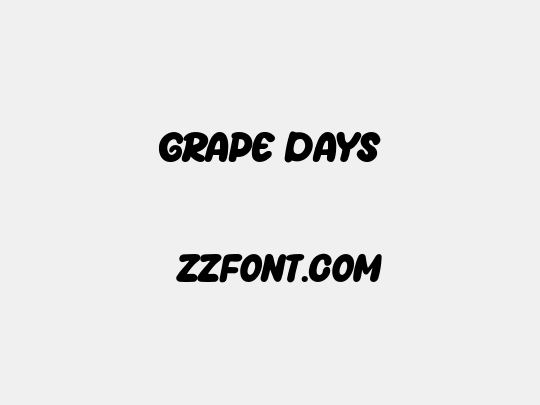 Grape Days