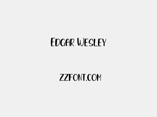 Edgar Wesley