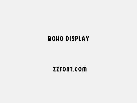 Boho Display