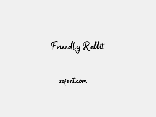 Friendly Rabbit