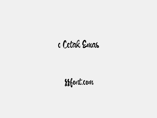 c Cetak Emas