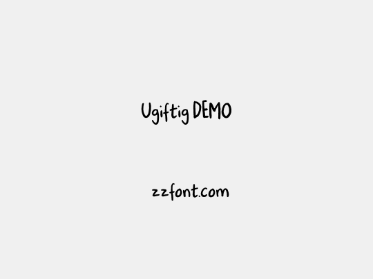 Ugiftig DEMO