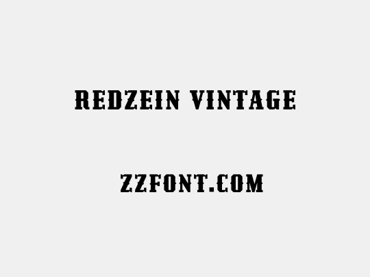 Redzein Vintage