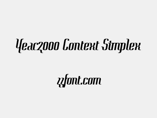 Year2000 Context Simplex