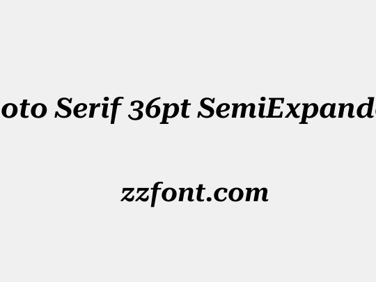 Roboto Serif 36pt SemiExpanded SemiBold